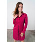 Dámská noční košile na propínání Vamp Macy 17451 red cerise