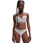 Calvin Klein Bralette Embossed Icon QF6991E šedý melír