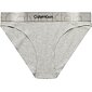 Kalhotky pro ženy Calvin Klein Embossed Icon QF66993 šedý melír