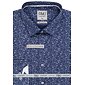 AMJ Comfort Slim Fit pánská košile VDSBR 1312 inkoust