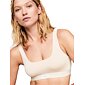 Sportovní podprsenka přes hlavu Tommy Hilfiger Bralette UW0UW04746 mocca