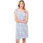 Letní noční košile Vamp se vzorem zebry 22016 blue serene