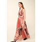 Letní šaty Vamp Minoan Poplin Maxi 22435 red brick