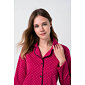 Dámská noční košile na propínání Vamp Macy 17451 red cerise
