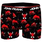 Boxerky pro muže s barevným potiskem John Frank 332 bulls - video