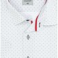 Pánská košile s krátkým rukávem AMJ Comfort VKBR 1281 sv.šedá