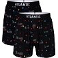 Bavlněné trenky pro muže Atlantic 2MBX-025 2pack grafit