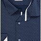Elegantní pánská košile AMJ Comfort Slim Fit VDSBR 1326 navy