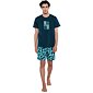 Pánské pyžamo Vamp s krátkým rukávem 20710 blue depths