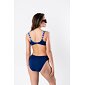 Elegantní dvoudílné plavky bez výztuže Timo 820635 navy