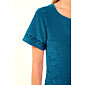 Plážové šaty Frottee se zipem Vamp 22581 blue lyons