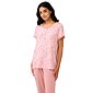 Dámské pyžamo Vamp s knoflíkovou légou 22003 pink blush