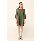 Viskózové letní šaty Vamp 22502 green olive