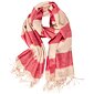 Dámská šála s třásněmi 572205 casual red