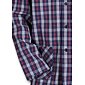 Popelínové pyžamo Luiz Charles 328 navy-red kostička
