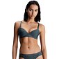 Push-up podprsenka bez kostic Calvin Klein QF6017E dark slate