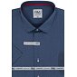 Pánská košile AMJ s krátkým rukávem Comfort slim VKSBR 1282 navy