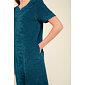 Plážové šaty Frottee se zipem Vamp 22586 blue lyons