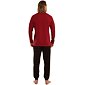 Luxusní pánské pyžamo Calvin Klein NM2178E vínové