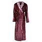 Dámský župan z flanel fleece Vestis Flora šál mauve wine