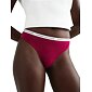 Dámská tanga Tommy Hilfiger UW0UW02829 purpurová