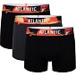 Boxerky pro muže Atlantic 3MH-164 3pack černá-grafit