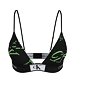 Calvin Klein bezkosticová podprsenka QF77217E černo-zelená