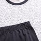 Bavlněné krátké pánské pyžamo Pleas 180822 šedá
