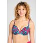 Plavky lehce vyztužené vyšší kalhotky Triola 89257/92 fuchsia