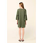 Viskózové letní šaty Vamp 22502 green olive