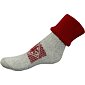 Ponožky merino Matex červená - video