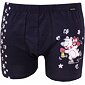 Pánské boxerky s potiskem Andrie PS 5581 navy
