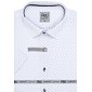 Pánská košile AMJ Comfort slim VKSBR 1223 bílo-šedá
