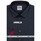 Elegantní pánská košile AMJ Comfort Slim Fit VDSBR 1334 navy