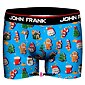 Boxerky pro muže John Frank z dárkové edice JFBD38Ch Candy cane