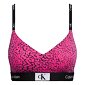 Podprsenka Calvin Klein Bralette collection 1996 QF7218E pink vzor