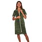 Dámský froté župan Vamp Lorelei 20551 green oil