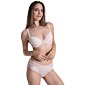 Dámská podprsenka s push-up výztuží Sassa 25382 perlová