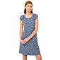 Letní noční košile s volánky Vamp 22053 blue raf