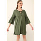 Viskózové letní šaty Vamp 22502 green olive