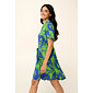 Popelínové letní šaty Vamp s knoflíky 22422 green jolly
