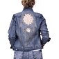 Dámská riflová bundička E384 denim