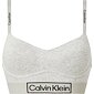 Sportovní Calvin Klein Bralette Reimagined Heritage QF6770E šedý melír
