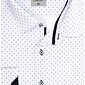 Elegantní pánská košile AMJ Comfort Slim Fit VDSBR 1244 bílo-navy