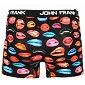 Boxerky pro muže s barevným potiskem John Frank 323 hot lips