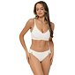 Dámská podprsenka bez kostice Lacy Skin Marc&André S25-1054 krémová