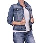 Dámská riflová bundička E384 denim