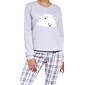 Mladistvé pyžamo pro ženy Cornette Seals šedé