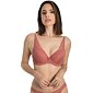 Dámská krajková podprsenka Sassa 25369 rosewood
