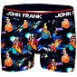 Boxerky pro muže s barevným potiskem John Frank 342 space girl - video